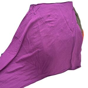 Rochester Folk Art Guild Royal Purple Poncho Throw Scarf Renaissance Festival OS